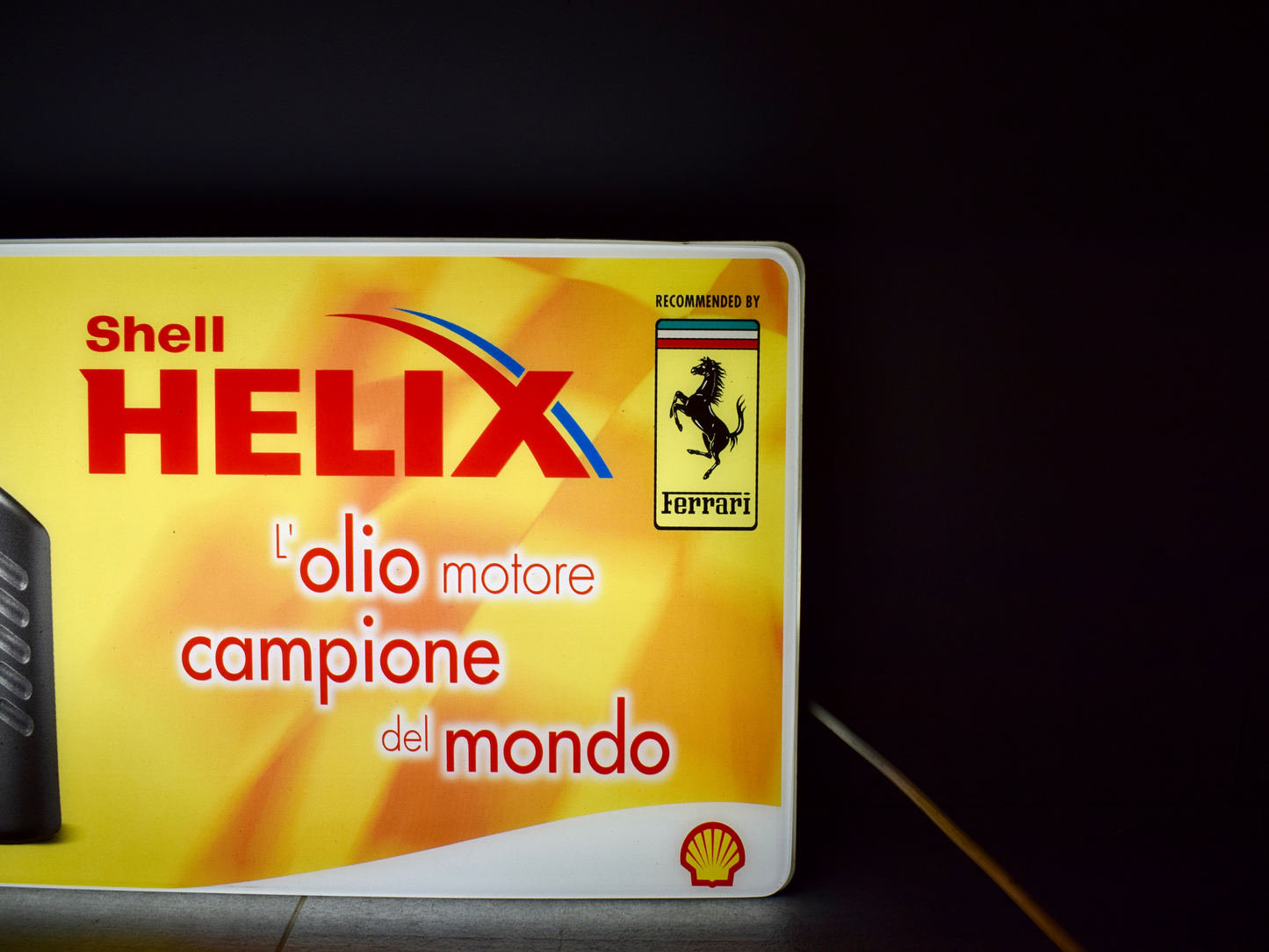 Insegna luminosa Shell- Ferrari