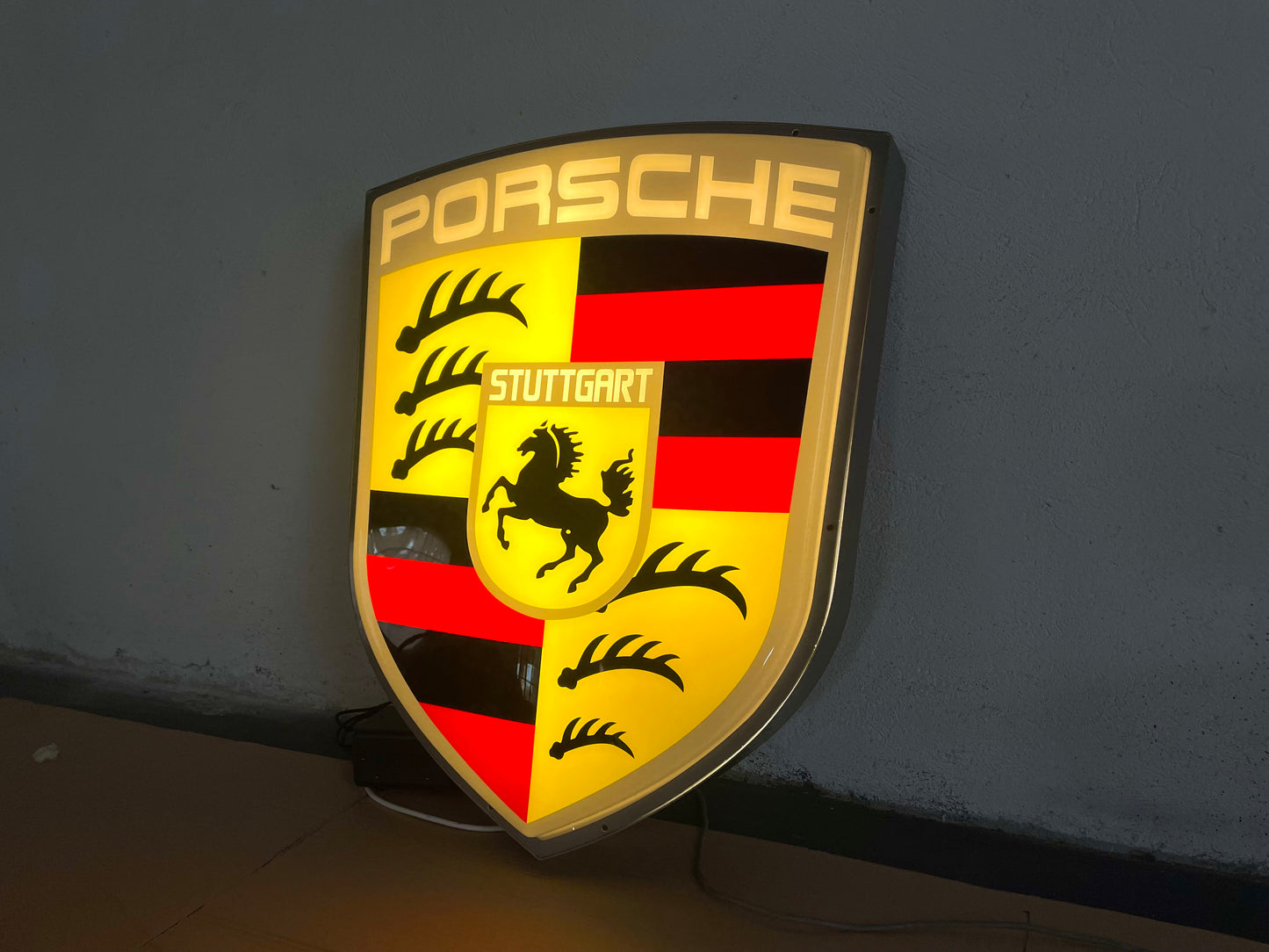 Insegna luminosa Porsche 1970