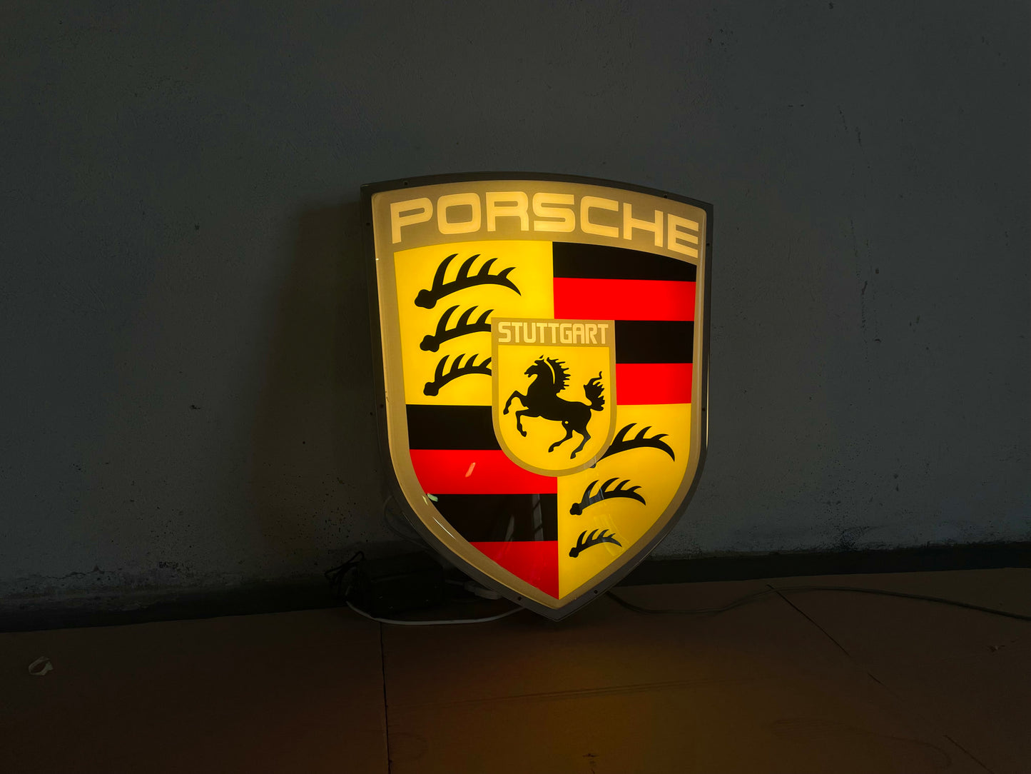 Insegna luminosa Porsche 1970