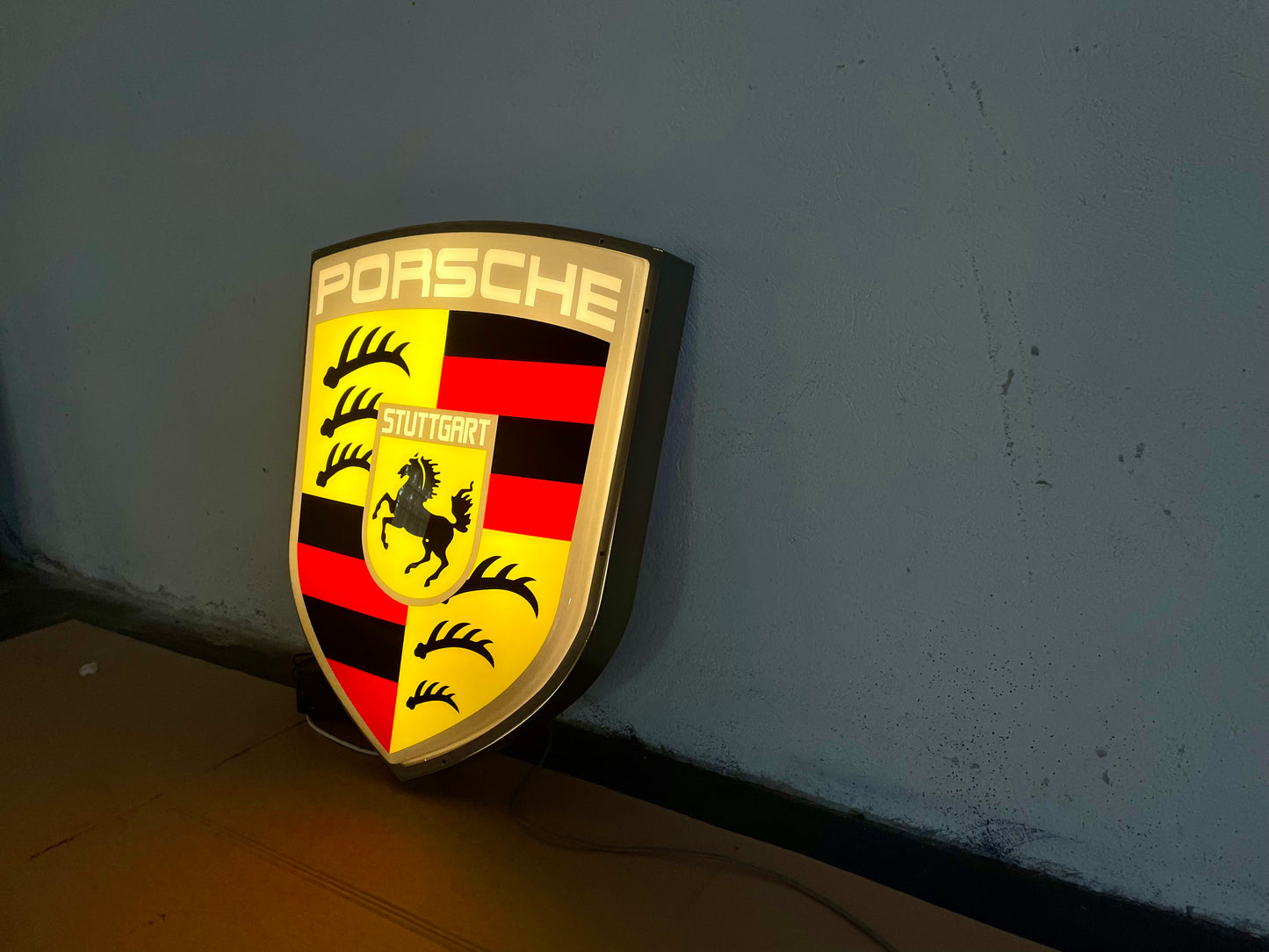 Insegna luminosa Porsche 1970