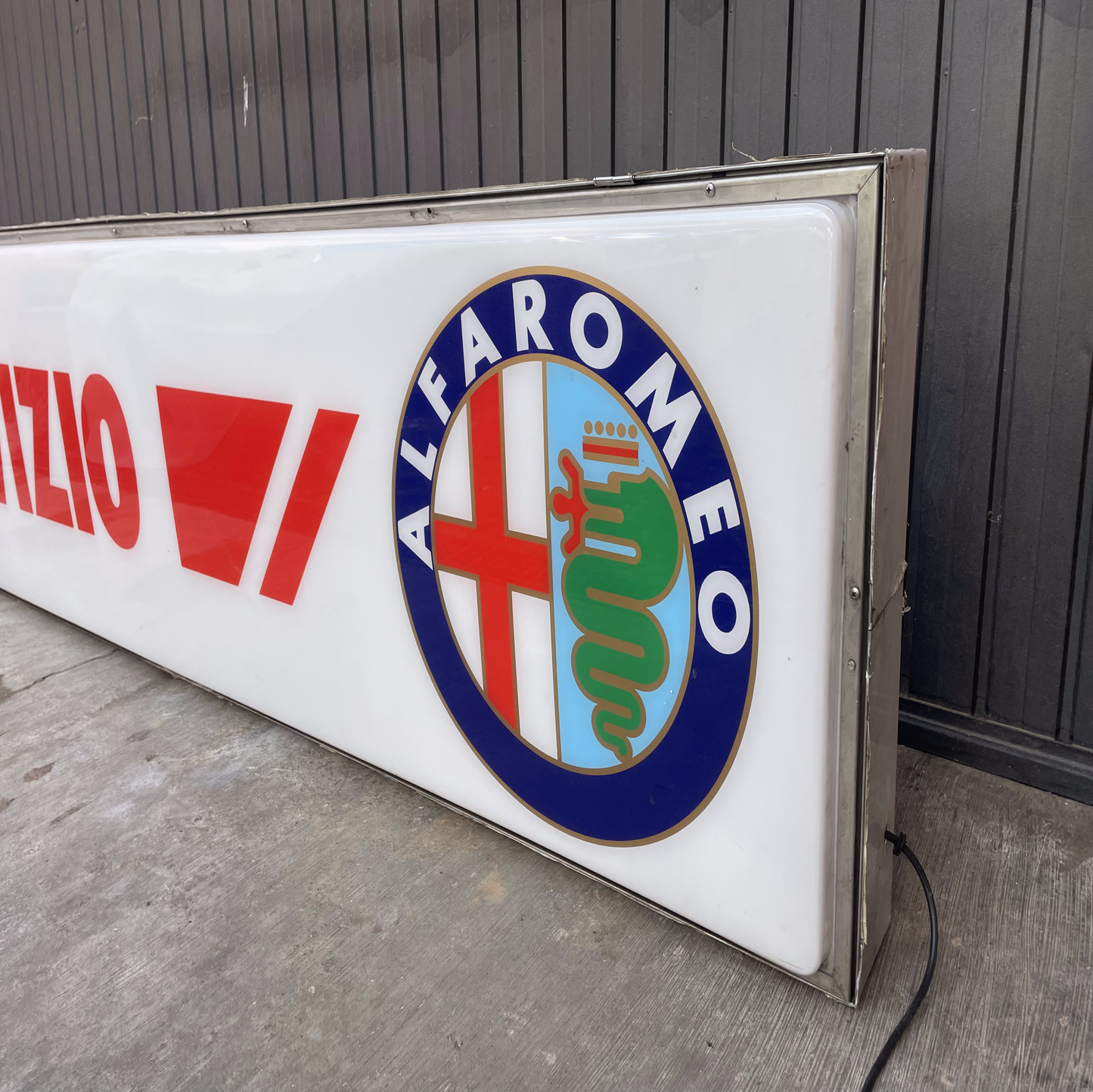 Insegna luminosa Alfa Romeo Servizio