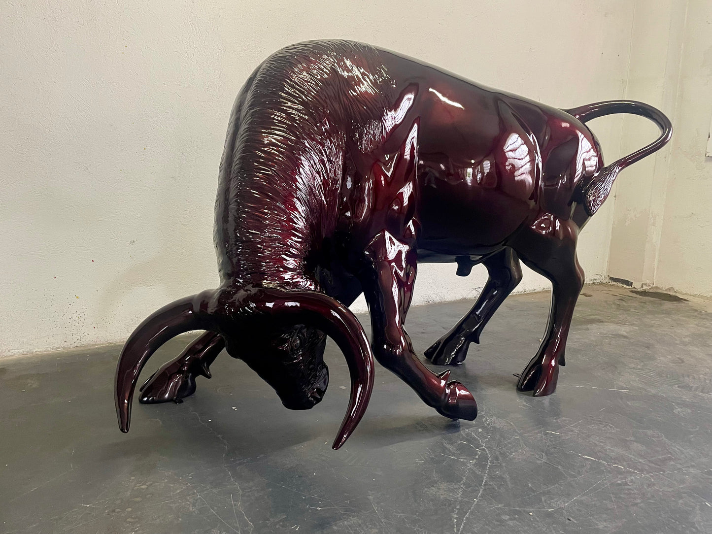 Statua Toro Vetroresina