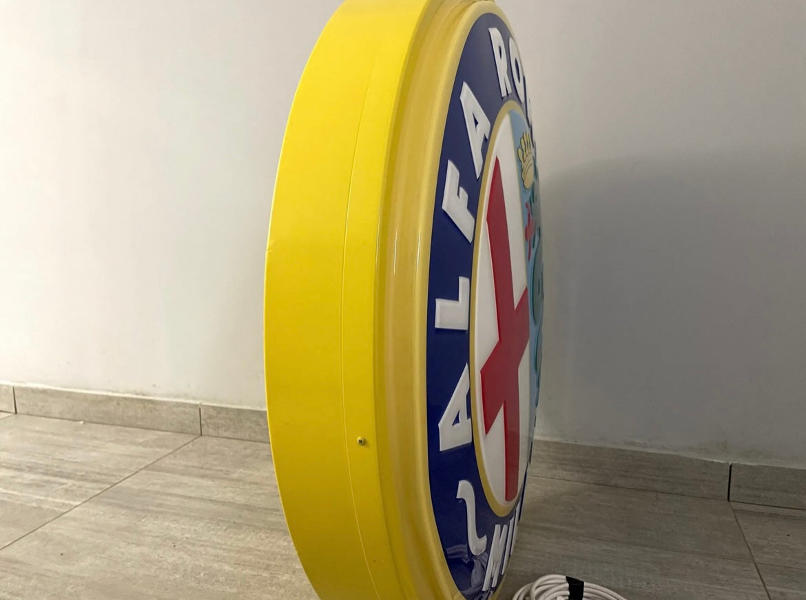 Insegna luminosa Alfa Romeo 1970