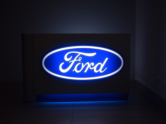 Insegna luminosa Ford doppia faccia