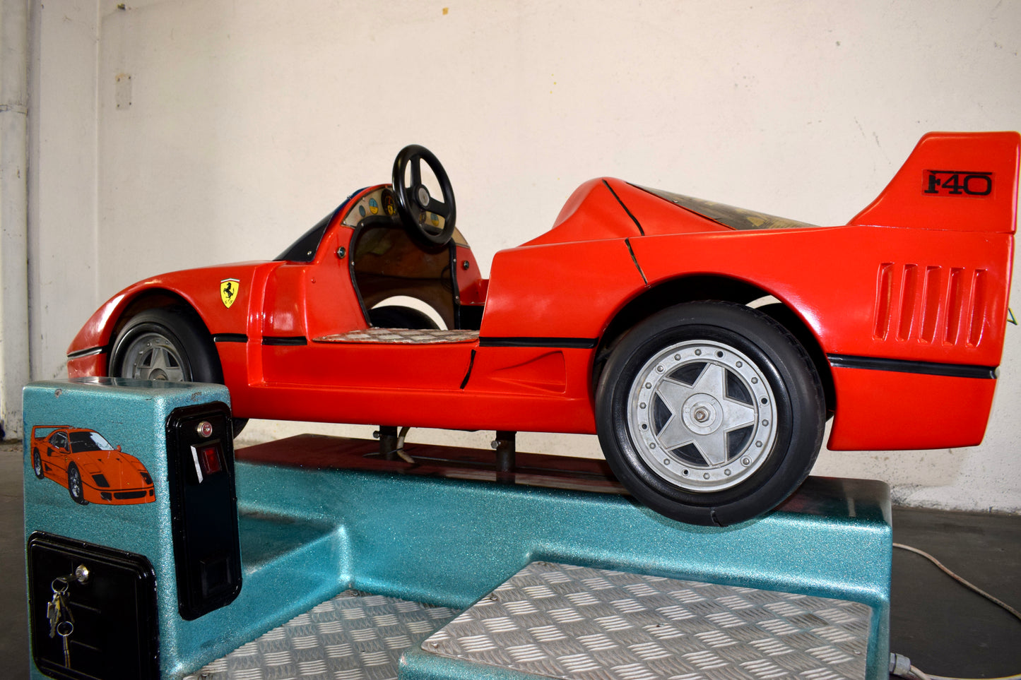 Ferrari F40-Style Coin-Operated Ride