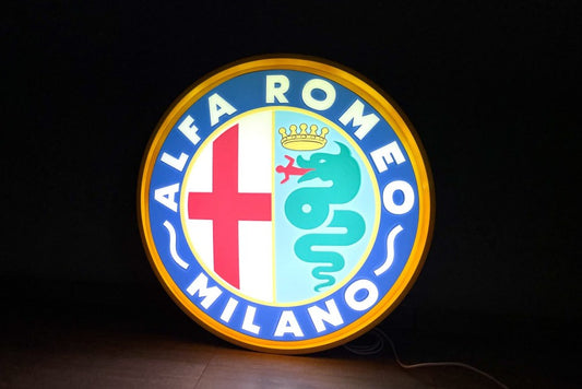 Insegna luminosa Alfa Romeo 1970