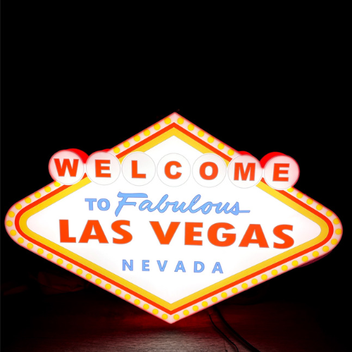 Letrero Luminoso Welcome to Las Vegas