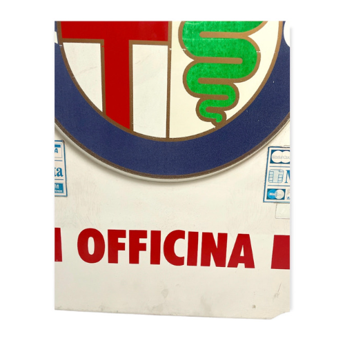 Tabella Alfa Romeo Officina