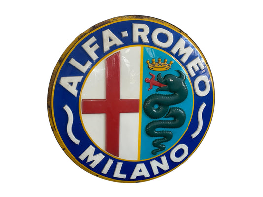 Insegna Luminosa Alfa Romeo Milano 1960